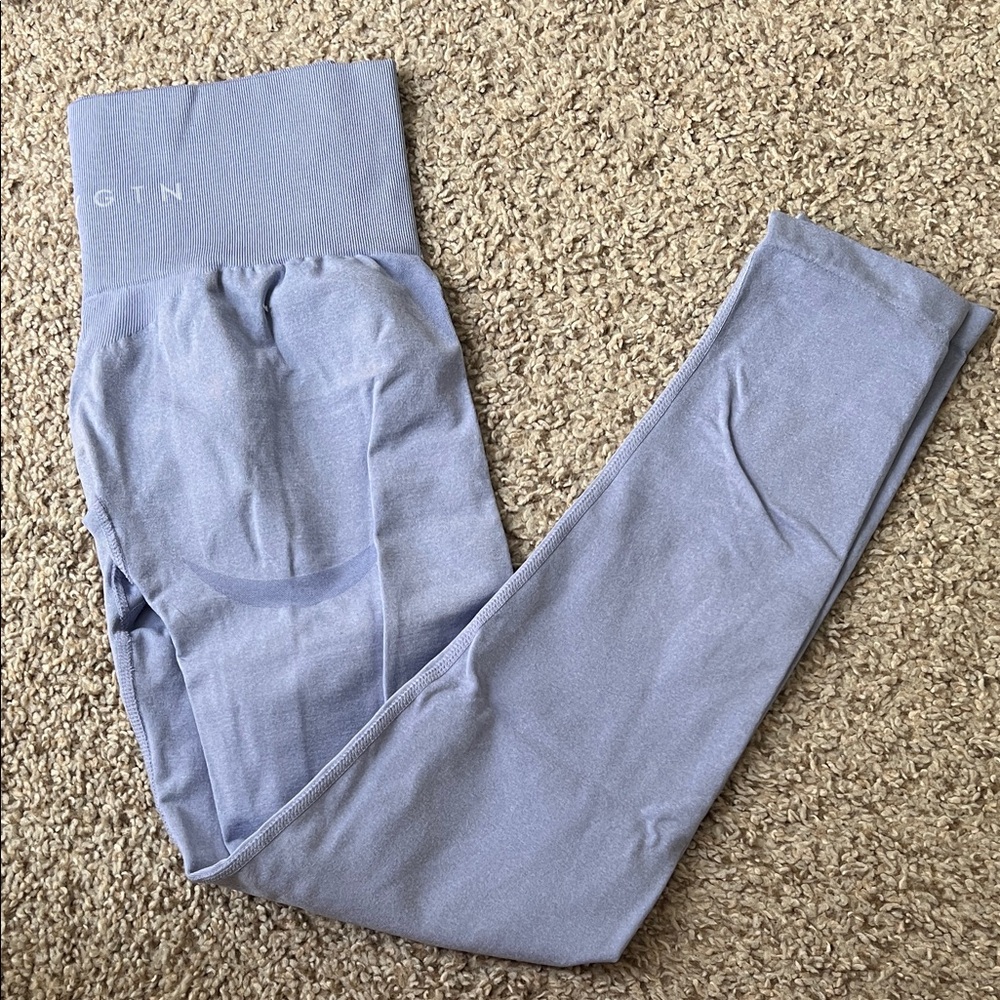 NVGTN periwinkle Ribbed Leggings